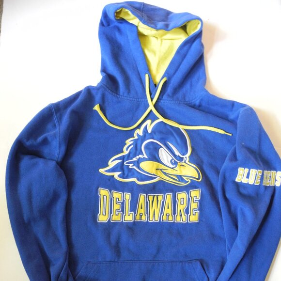 University of Delaware Blue Hens hoodie sweatshirt Mens small VGUC - Picture 1 of 1
